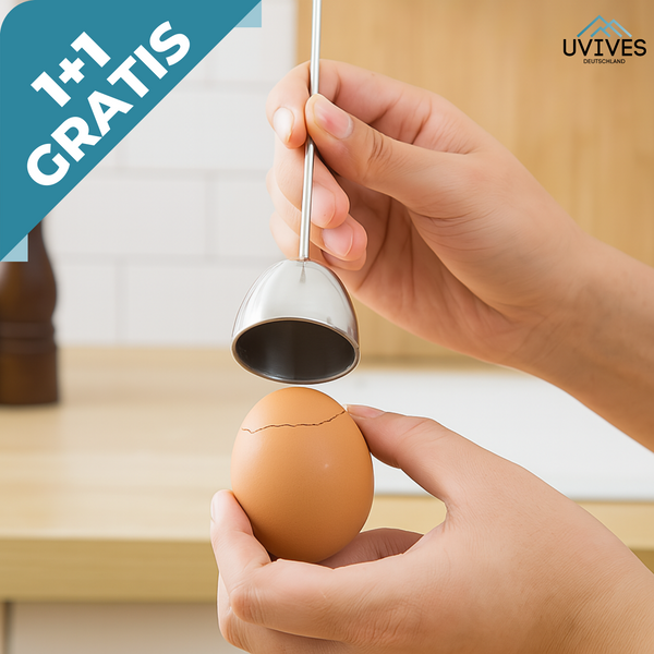 1+1 GRATIS | EggCrack Pro – Perfekte Eieröffnung in einem Zug