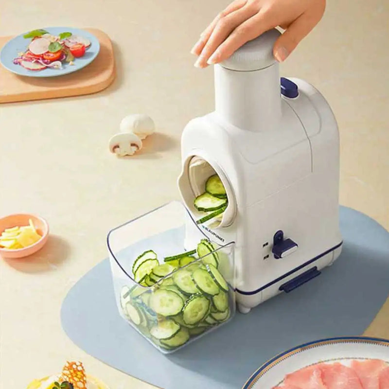PowerSlicer - Der multifunktionale Küchenhelfer für müheloses Gemüseschneiden