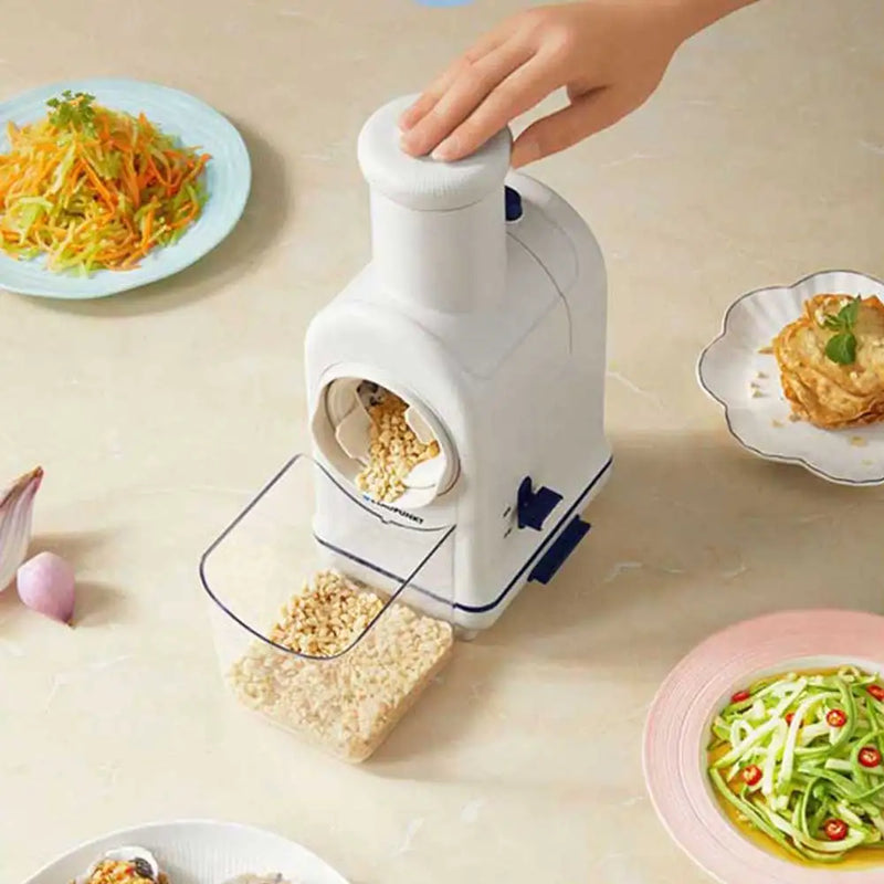 PowerSlicer - Der multifunktionale Küchenhelfer für müheloses Gemüseschneiden