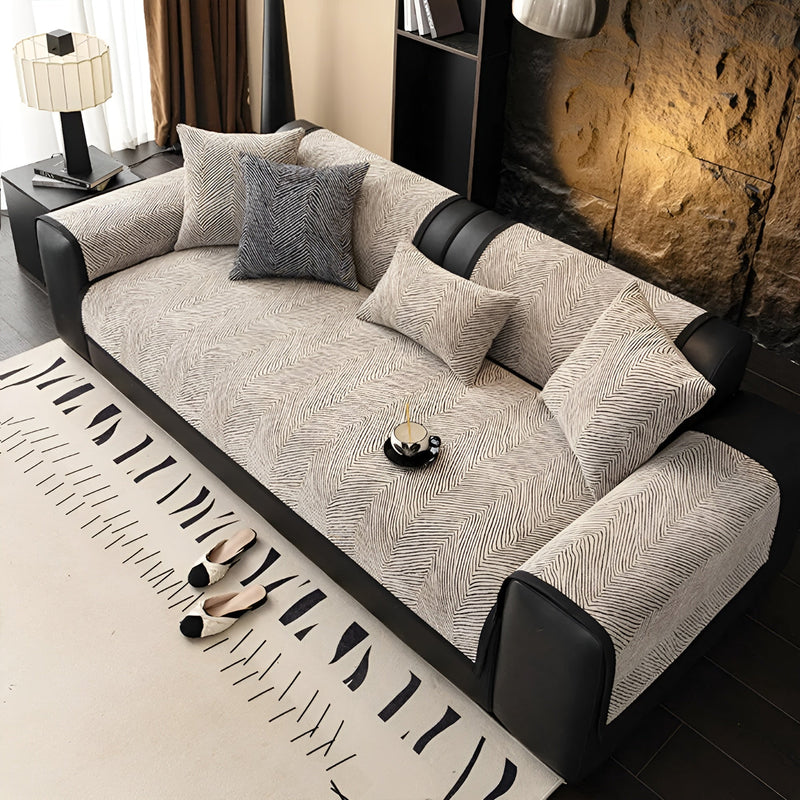 Sofaüberwurf Velvona | Dickes Chenille-Gewebe | Weich, Strapazierfähig & Pflegeleicht | Baum-Muster