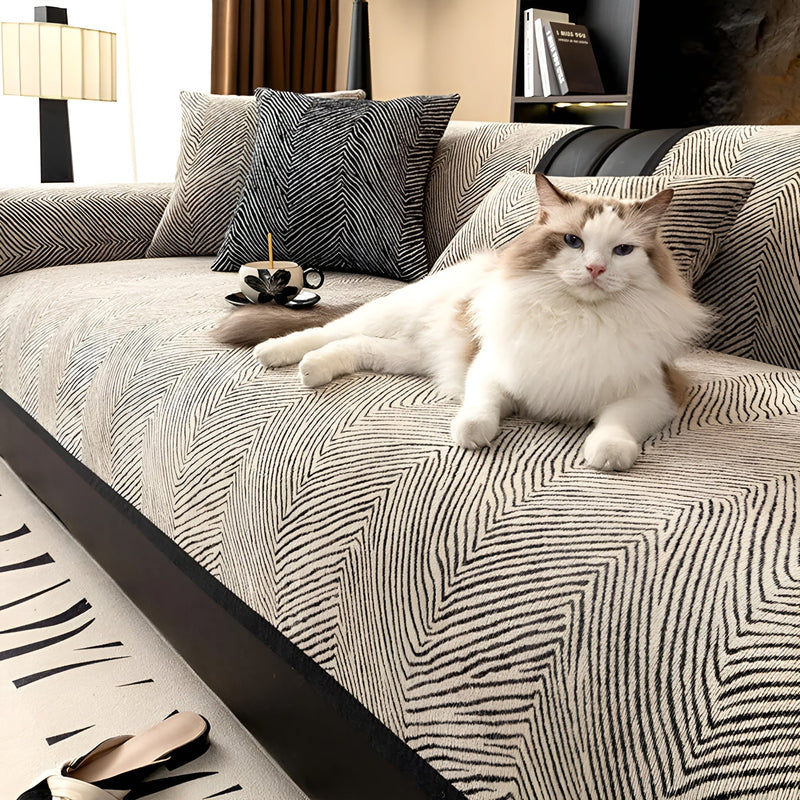 Sofaüberwurf Velvona | Dickes Chenille-Gewebe | Weich, Strapazierfähig & Pflegeleicht | Baum-Muster