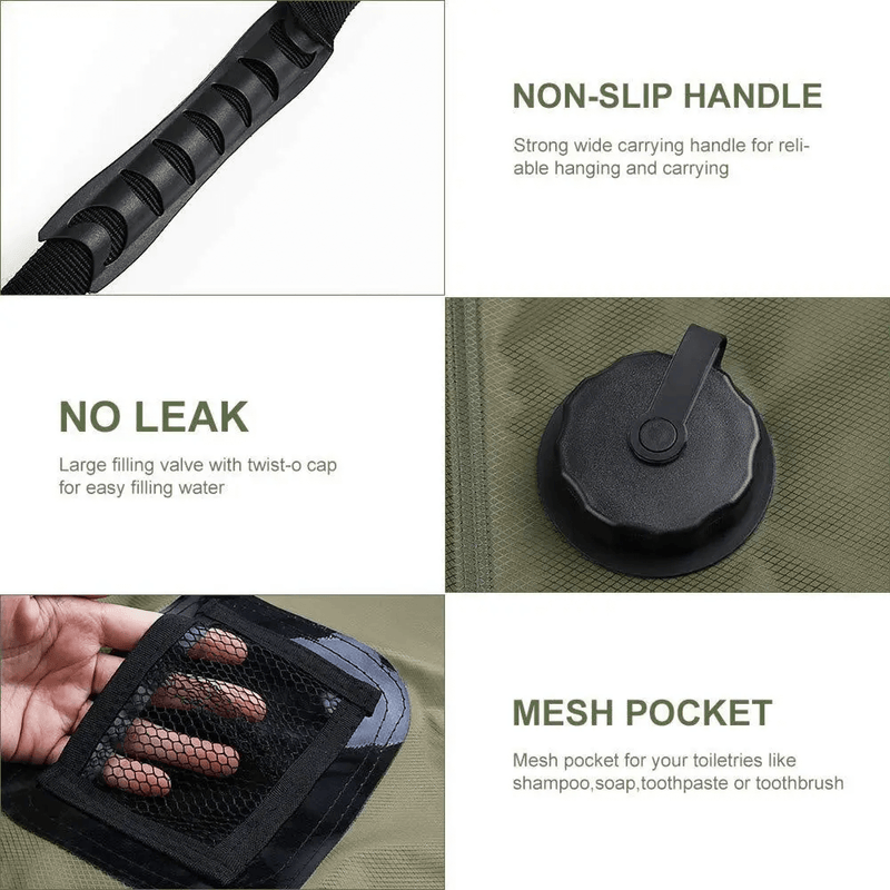 SunRinse – Deine warme Dusche überall!