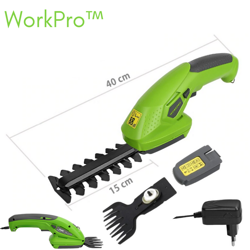 Akku Strauchschere GartenMeister | Kabellos & Handlich | Kindersicherung | 7,2V Lithium-Ionen Akku