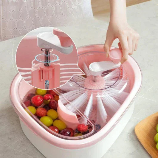 CleanBerry - Fruchtwaschschleuder mit Bürste
