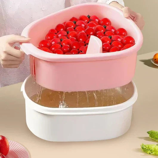 CleanBerry - Fruchtwaschschleuder mit Bürste