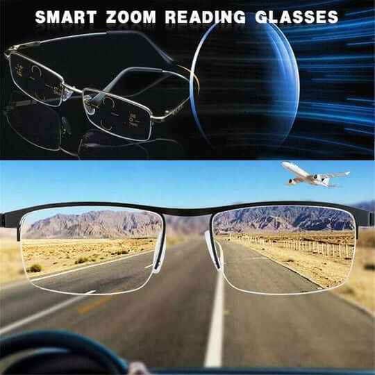 Optivista Intelligente Gleitsichtbrille | Automatische Sehfeldanpassung & Blaufilter