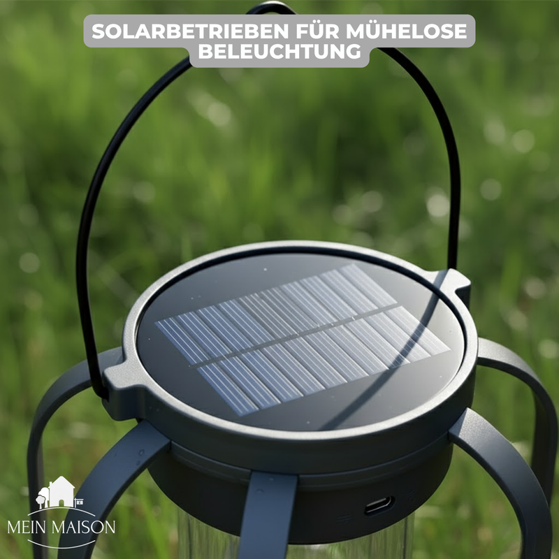 BurstGlow – Solarleuchte mit authentischem Flammenambiente!