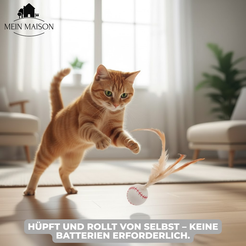 FeatherBounce – Spannender Spielspaß für energiegeladene Katzen!