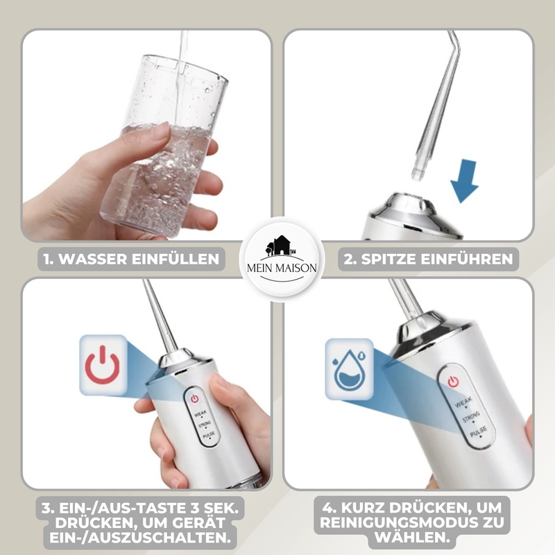 AquaSmile – Strahlend saubere Zähne in nur 3 Minuten!