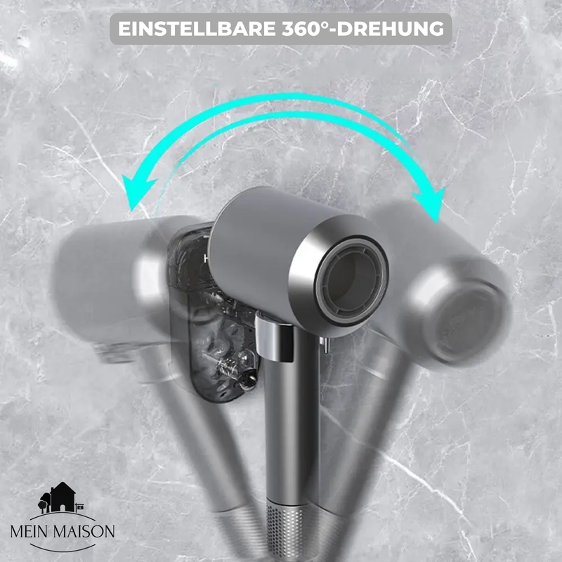 DryFix – Haartrockner praktisch zugänglich, kein Bohren erforderlich!