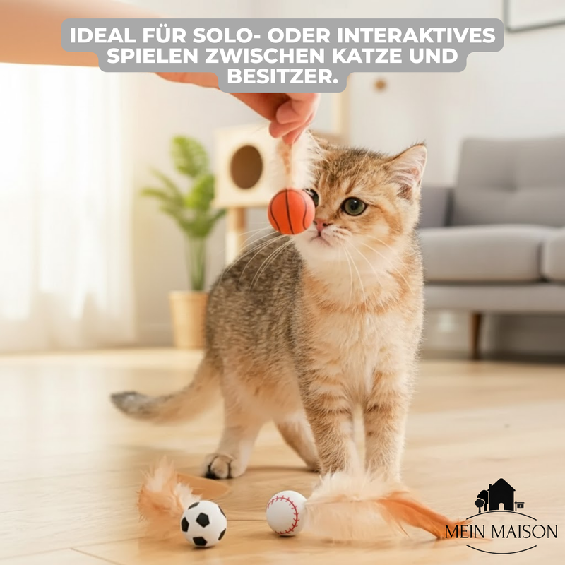 FeatherBounce – Spannender Spielspaß für energiegeladene Katzen!