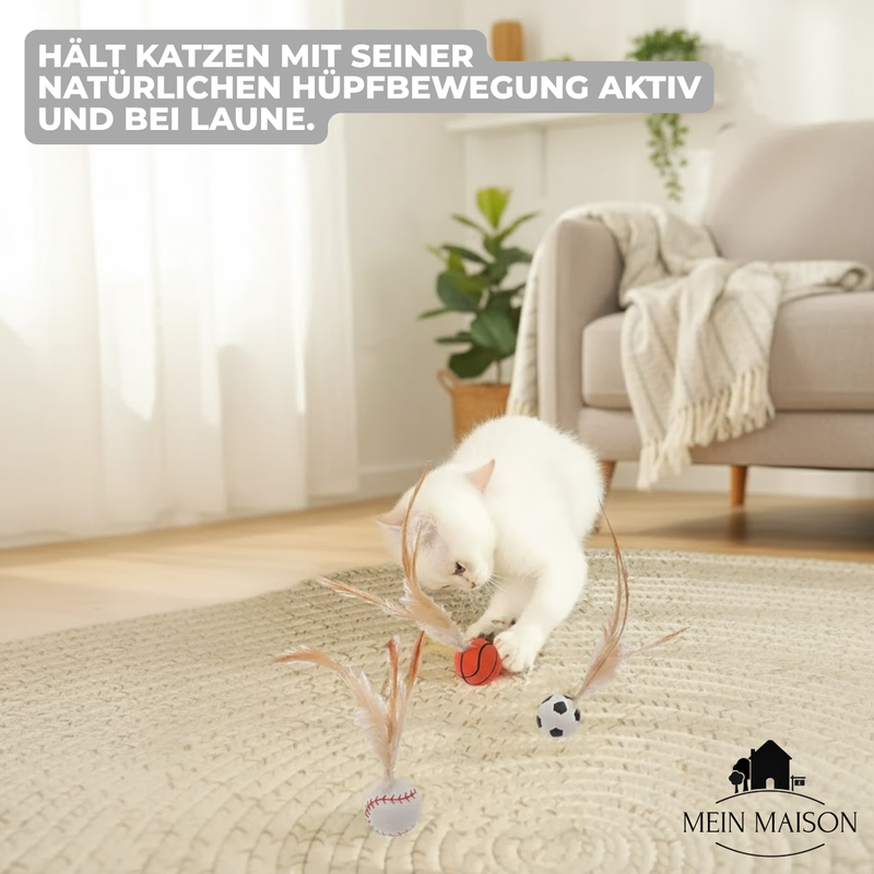 FeatherBounce – Spannender Spielspaß für energiegeladene Katzen!