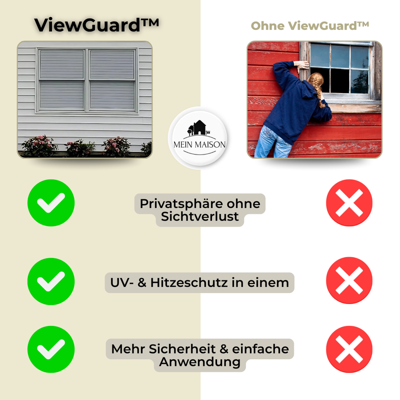 ViewGuard™ – Sichtschutz ohne auf Ausblick zu verzichten