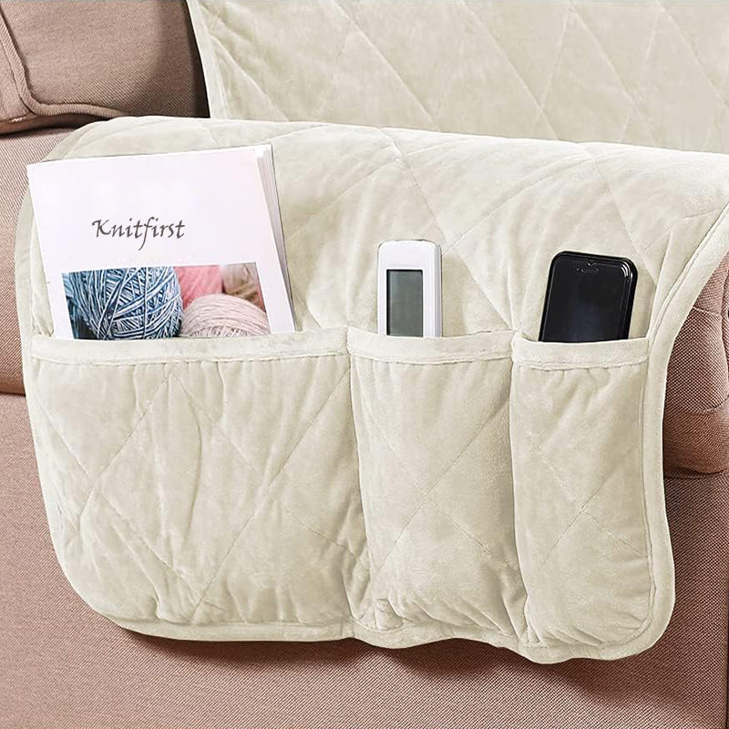 VelvetGuard Sofaüberwurf | Luxus Flanell | Antirutsch & Waschbar | Für 3-Sitzer bis 198 cm