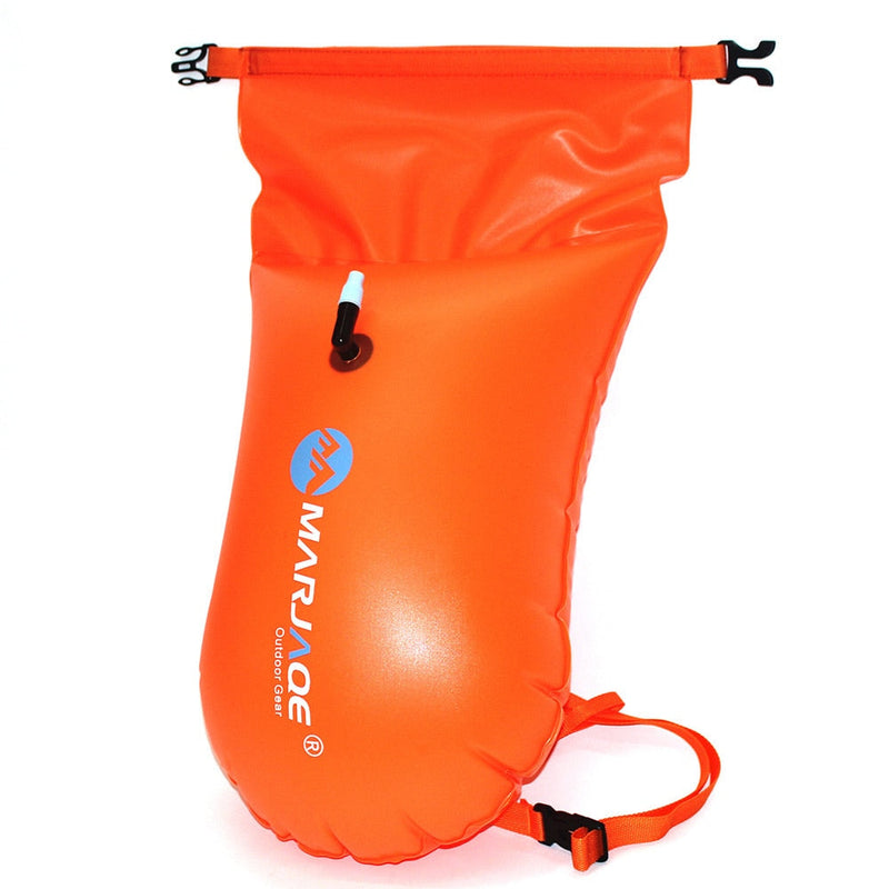 Wasserdichte Outdoor-Tasche DryVanta 15L | Rolltop mit Clipverschluss | Aufblasbar & Leicht | Für Kajak, Wandern & Abenteuer
