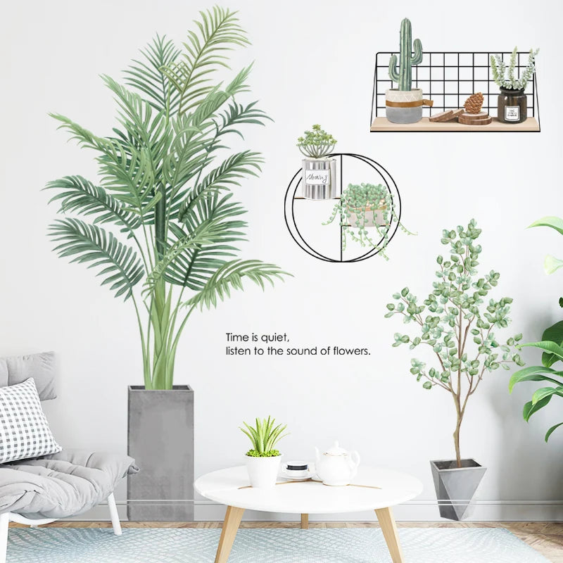 DecoSilva NordicTree Wandtattoo Großer Nordischer Baum | Abnehmbare Wandsticker für Wohnzimmer & Schlafzimmer