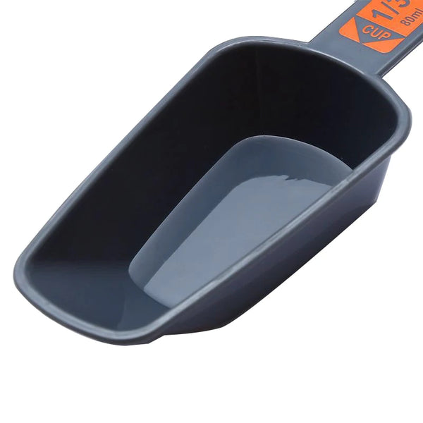 CookMate | 4er Messbecher-Set | 1/4 Cup bis 1 Cup | Kunststoff mit Skala | Küchenhelfer für Backen, Kochen & Kaffee