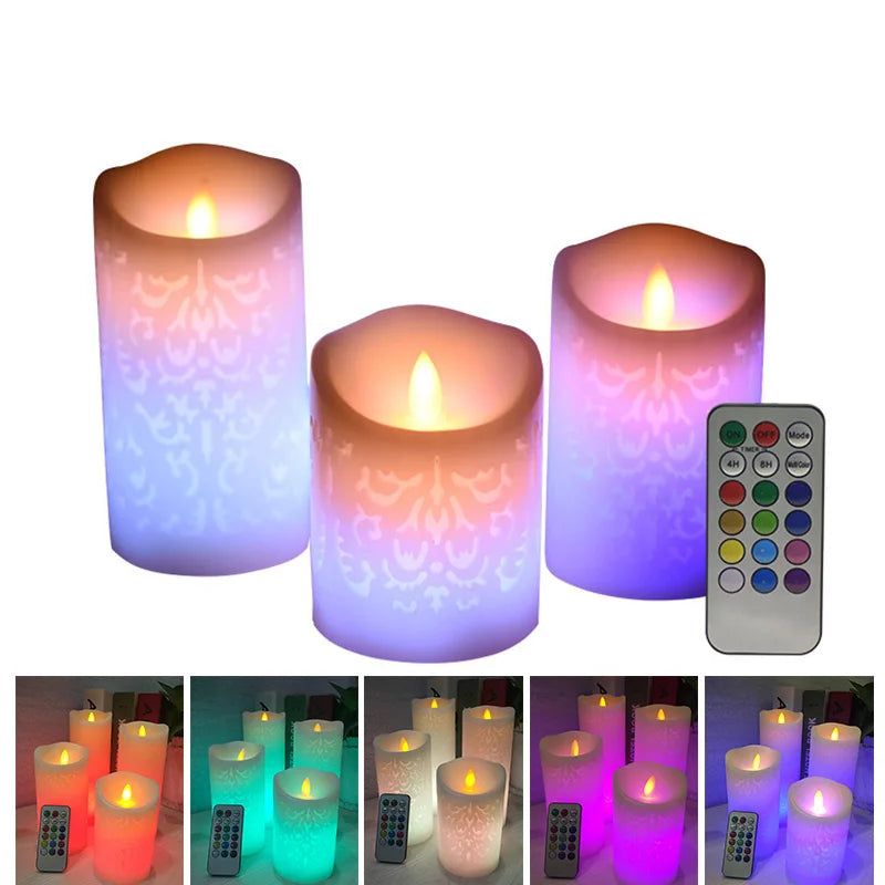 LED Echtwachskerze LumiFlame | Flackernder Flammeneffekt | Mit Fernbedienung & Timer | Sicher & Batteriebetrieben