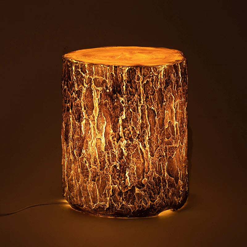 LumiTrunk LED Baumstumpf-Leuchte Außen | Kreatives Design | Warm- & Kaltweiß | 30x40 cm | 50.000 Std. Lebensdauer