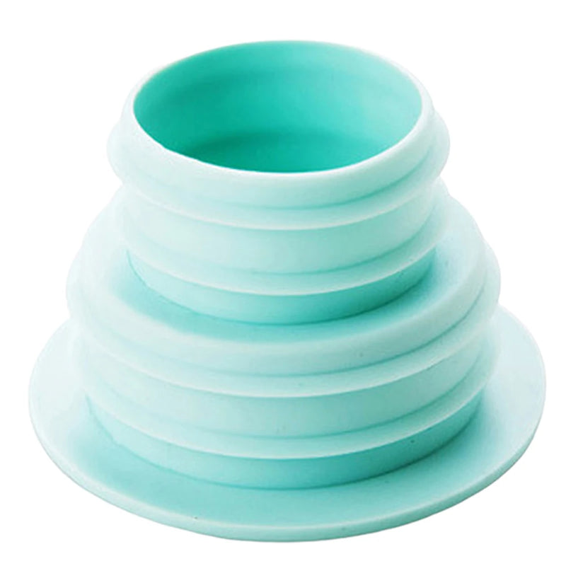 Drainiva Silikon-Abdichtungsring für Abflussrohre | Geruchsstopp & Rückfluss-Schutz | Für Küche, Bad, Waschmaschine – 6×3,9×3,8 cm