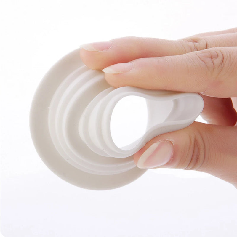 Drainiva Silikon-Abdichtungsring für Abflussrohre | Geruchsstopp & Rückfluss-Schutz | Für Küche, Bad, Waschmaschine – 6×3,9×3,8 cm