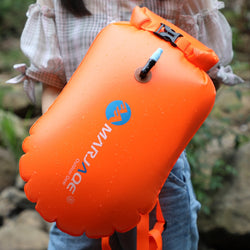 Wasserdichte Outdoor-Tasche DryVanta 15L | Rolltop mit Clipverschluss | Aufblasbar & Leicht | Für Kajak, Wandern & Abenteuer