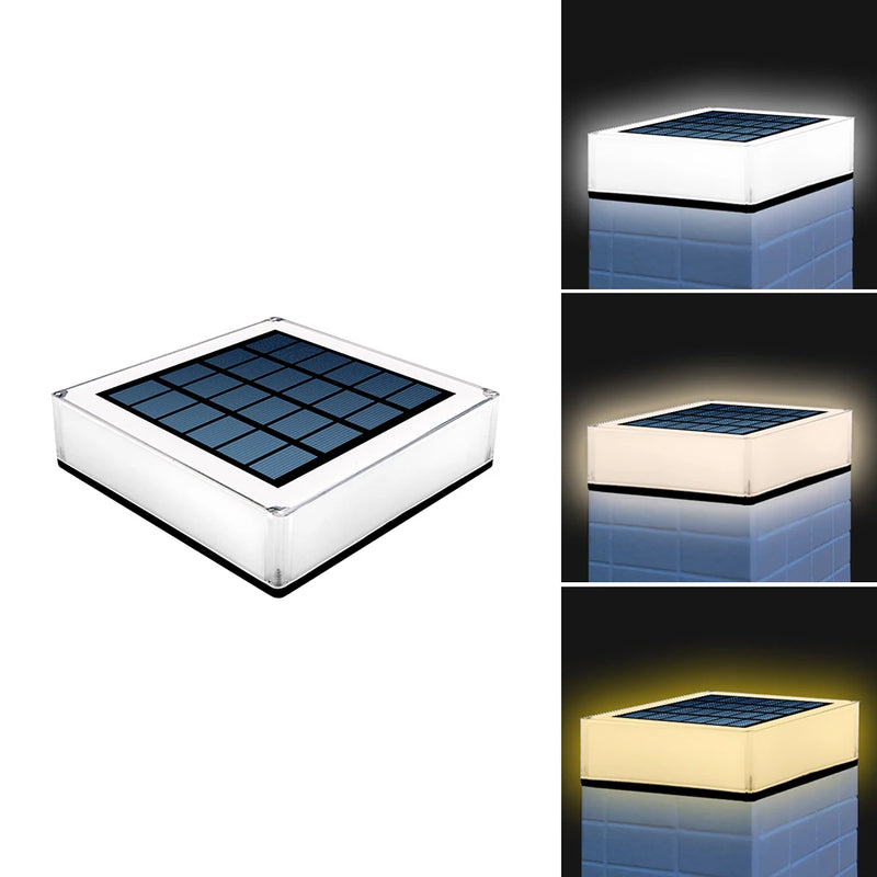 Solarya | Solar LED Gartenlampe | 3 Lichtfarben & IP65 Wasserdicht | 2000 mAh Akku