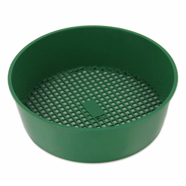 Floronix SoilClean Kunststoff Bodensieb Ø 21 cm | 0.3cm Sieböffnung | Für Erde, Steine & Substrat | Ideal für Balkon- & Zimmerpflanzen