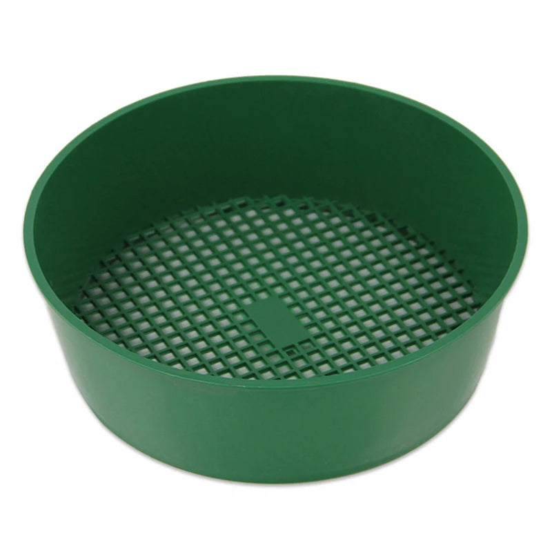 Floronix SoilClean Kunststoff Bodensieb Ø 21 cm | 0.3cm Sieböffnung | Für Erde, Steine & Substrat | Ideal für Balkon- & Zimmerpflanzen