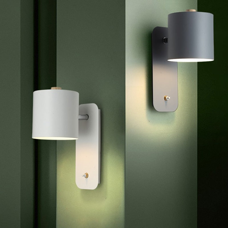 Lumiéra LED Wandleuchte | Modernes Design mit Schalter | Metall | Warmes Raumlicht