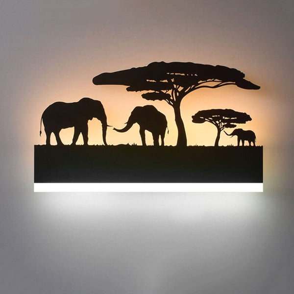 LED Wandleuchte | Dekoratives Wandlicht | 12W Warm- & Kaltlicht | Modernes Design | 38×22 cm
