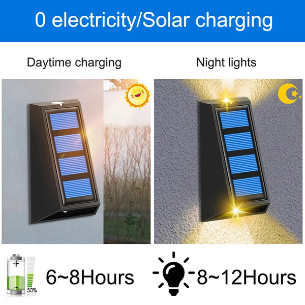 Solar Gartenleuchten LUMINARA ColorGlow | 8er Set | RGB Farbwechsel | IP65 Wasserdicht | Solar Außenbeleuchtung für Zaun, Treppe & Weg
