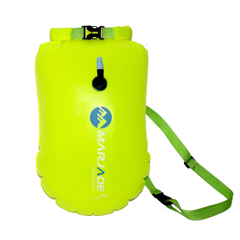 Wasserdichte Outdoor-Tasche DryVanta 15L | Rolltop mit Clipverschluss | Aufblasbar & Leicht | Für Kajak, Wandern & Abenteuer