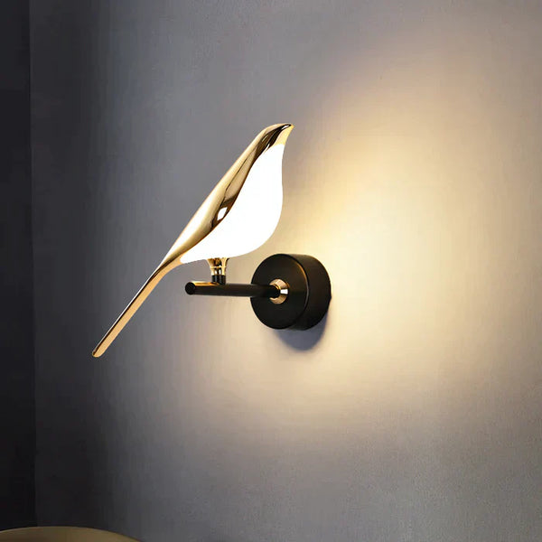 Avilume Wandleuchte Vogel-Design | Warmweiß 3000K | LED | 33×19×10 cm | Natur-inspiriertes Wohnaccessoire