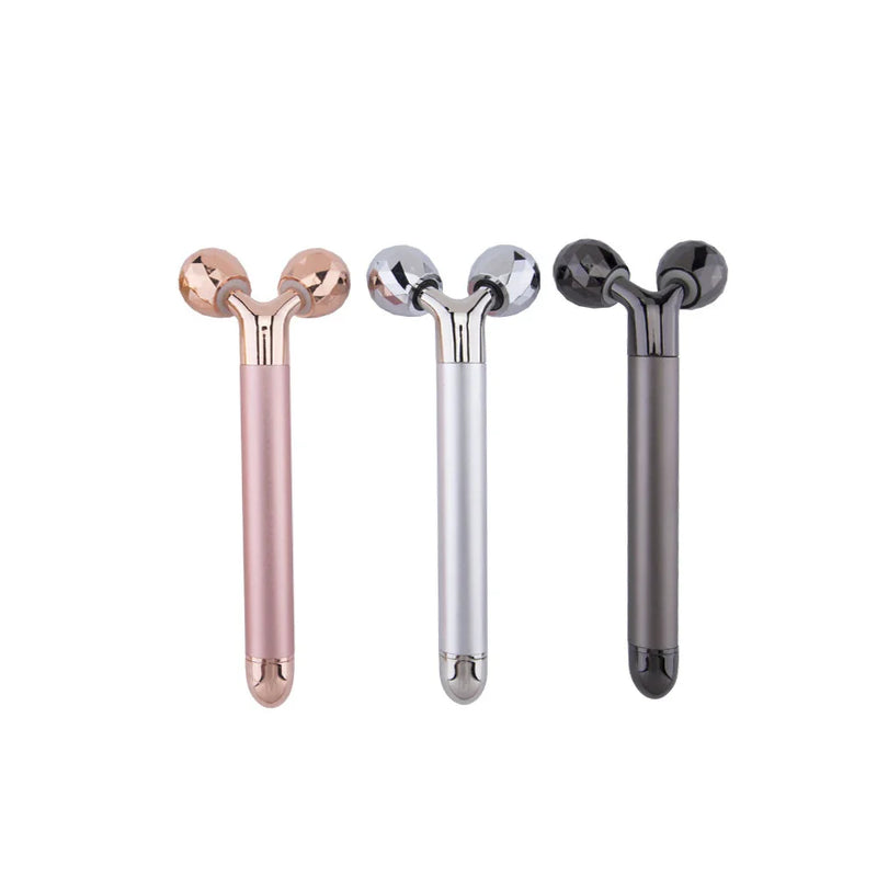 SkinVella 3D Massage-Roller für Gesicht & Körper | Hautstraffung & Anti-Aging | 360° Rotation | 15,5 cm
