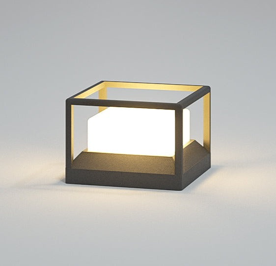 Solar-Terrassenleuchte „Terraluma“ | Ø 20 cm | Edelstahl & Aluminium | Dämmerungssensor | IP65 Wetterfest