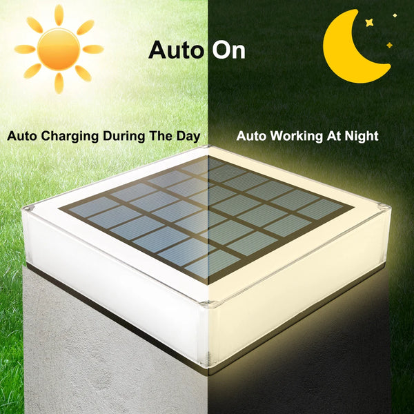 Solarya | Solar LED Gartenlampe | 3 Lichtfarben & IP65 Wasserdicht | 2000 mAh Akku