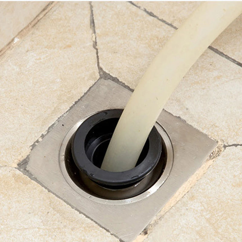 Drainiva Silikon-Abdichtungsring für Abflussrohre | Geruchsstopp & Rückfluss-Schutz | Für Küche, Bad, Waschmaschine – 6×3,9×3,8 cm