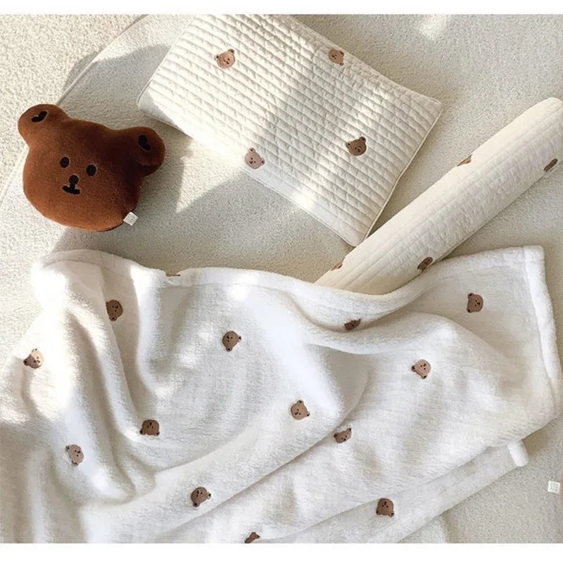 BearSnug | Babydecke aus Baumwoll-Coral-Fleece | 125×90 cm | Weich & Wärmend