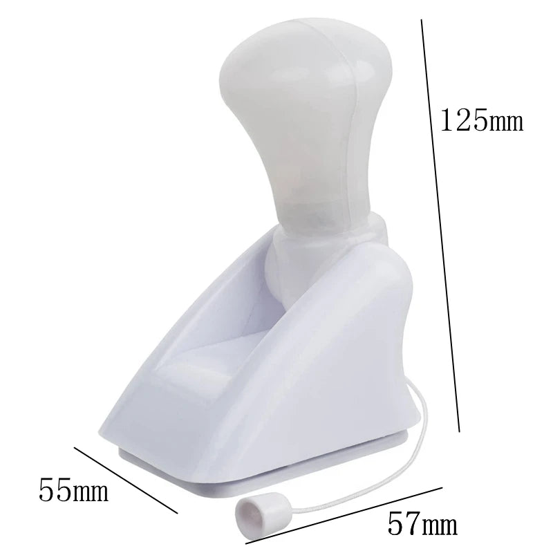 LumoPull | LED Nachtlicht mit Zugschalter | Selbstklebende Wandleuchte | Kabellose Batterie-Lampe für Schrank, Flur & Schlafzimmer