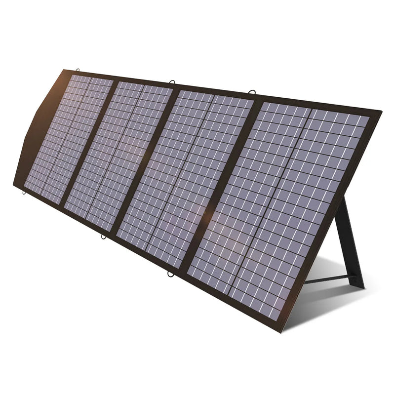 Faltbares Solarpanel SolNova Pro | 100W / 140W / 200W | Hoher Wirkungsgrad | IP67 Wasserdicht | Für Camping, Balkon & Off-Grid