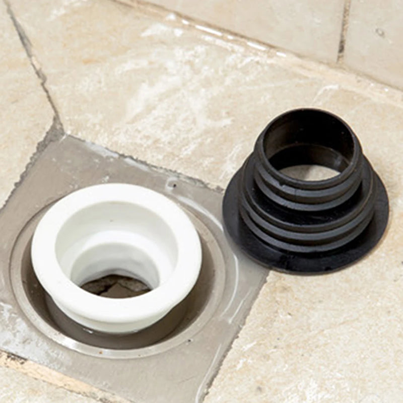 Drainiva Silikon-Abdichtungsring für Abflussrohre | Geruchsstopp & Rückfluss-Schutz | Für Küche, Bad, Waschmaschine – 6×3,9×3,8 cm