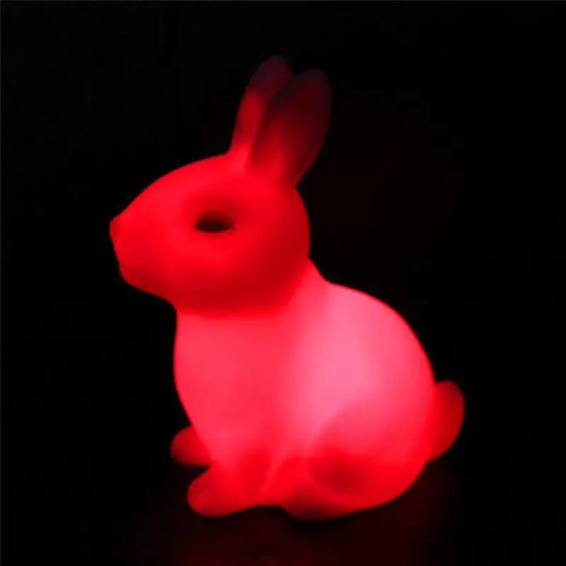 Bunnilux LED Nachtlicht Hase | Farbwechselnd & Batteriebetrieben | Niedliches Tierdesign für Kinder