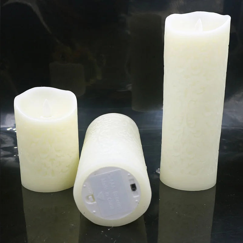 LED Echtwachskerze LumiFlame | Flackernder Flammeneffekt | Mit Fernbedienung & Timer | Sicher & Batteriebetrieben