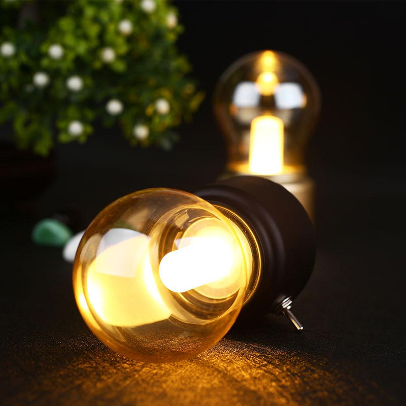 Tischlampe VintaGlow | Retro-Design | Tragbar & USB-aufladbar | 11 x 7 x 6 cm