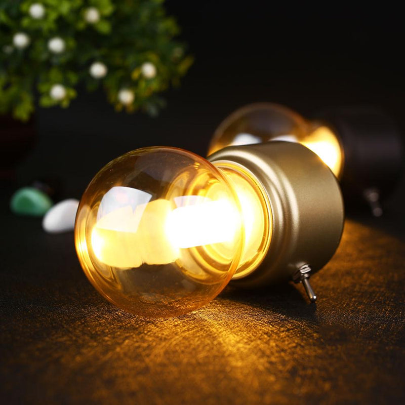 Tischlampe VintaGlow | Retro-Design | Tragbar & USB-aufladbar | 11 x 7 x 6 cm