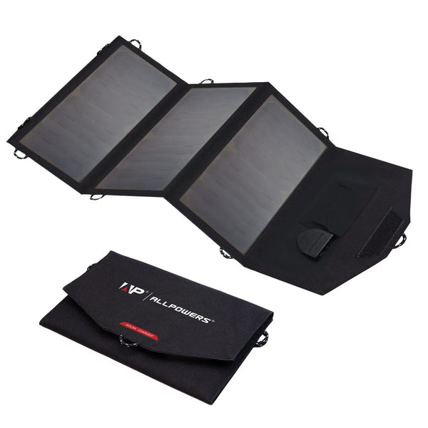 Faltbares Solarladegerät VoltPack 21 | Mit 10.000 mAh Akku & 21W Solarpanel | Dual USB + USB-C Schnellladung | Wasserdicht & Tragbar | Für Outdoor, Reisen & Notfälle