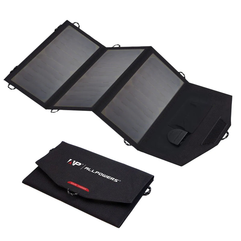 Faltbares Solarladegerät VoltPack 21 | Mit 10.000 mAh Akku & 21W Solarpanel | Dual USB + USB-C Schnellladung | Wasserdicht & Tragbar | Für Outdoor, Reisen & Notfälle