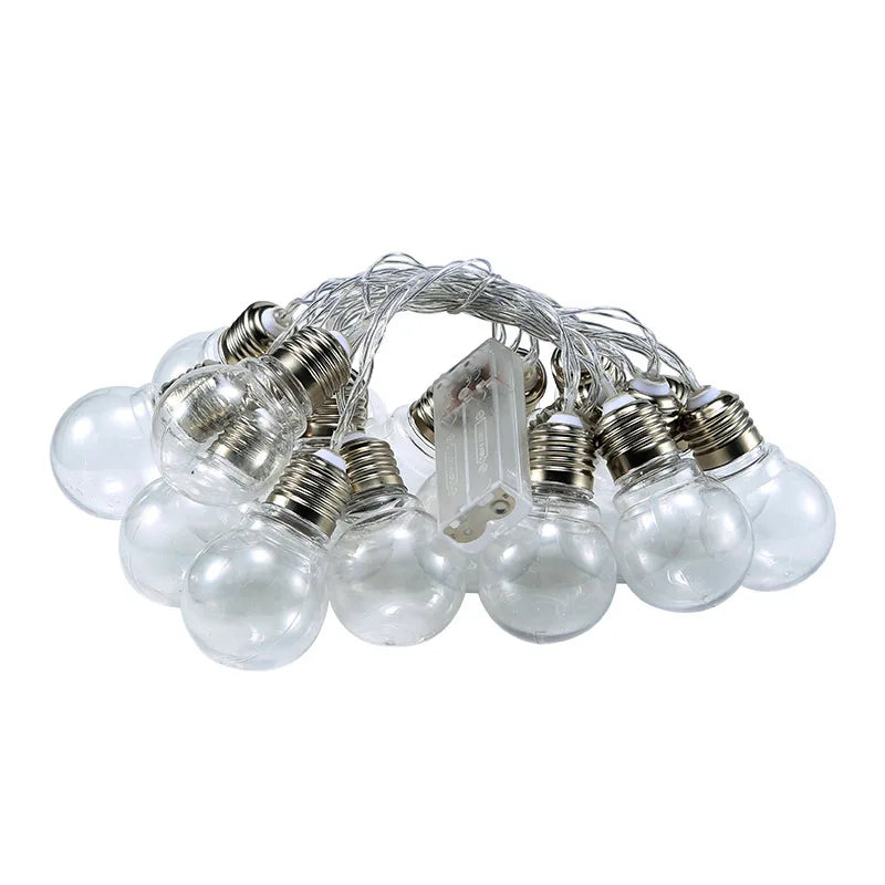 LED Glühbirnen Lichterkette LumiGlow | Warmweiß oder Bunt | USB & Batteriebetrieben | Innen & Außen