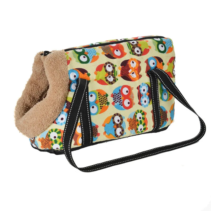 PawVoyager Klassische Haustier-Tragetasche | Weiche & Bequeme Transporttasche für Hunde & Katzen | Outdoor-Reisetasche